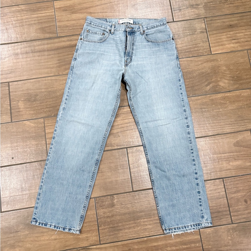 Vintage Levi’s Light Blue Men's Straight Leg Jeans